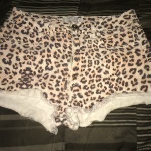 cheetah print shorts